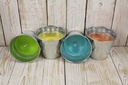 CITRONELLA FILLED ZINC BUCKET  OUTDOOR 14X13CM