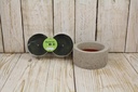 OUTDOOR RECYCLED FILLED CONCRETE STONE 15X7,5 CM 