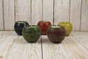 RECYCLED OUTDOOR BALL CANDLE  ”3”  2 CM