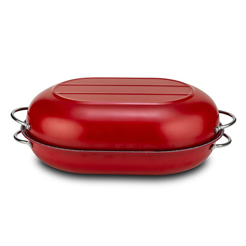 Carbon steel roaster "Taurus" with nonstick stone coating 39cm