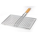 Metal wire mesh grilling basket "BBQ Guru" 35x25cm