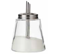 1 PC GLASS SUGAR JAR 280ml - S6794001