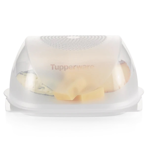 Tupperware CheeSmart Medium Server White Plastic- CSS965