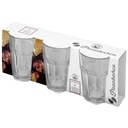 Tumbler, tempered (Casablanca) 265cc, set of 3