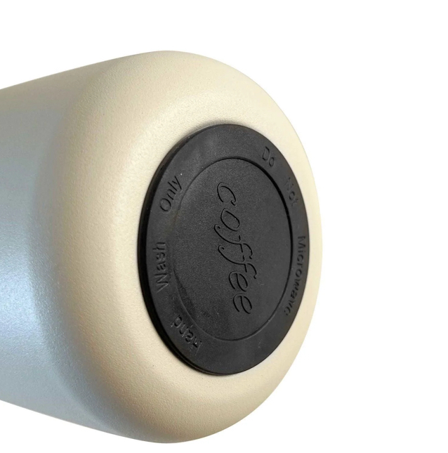 Coffee and Water Bottle Stainless colors 450ML SSB-002-White