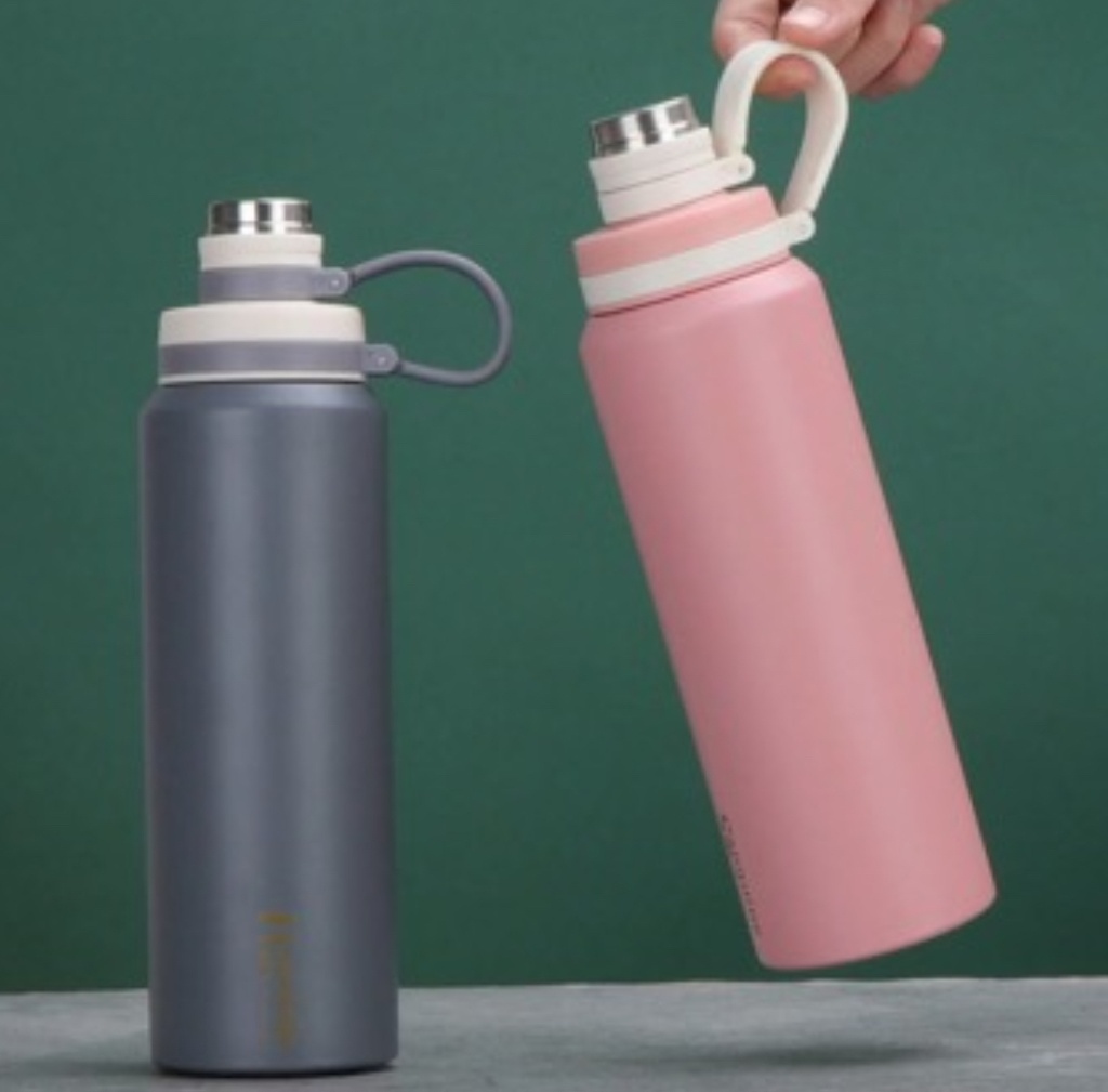 Coffee and Water Bottle Stainless  colors 600ML SSB-004-Cream