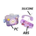 Kids Water Plastic Bottle Telephone  400ML MIN-007-Blue