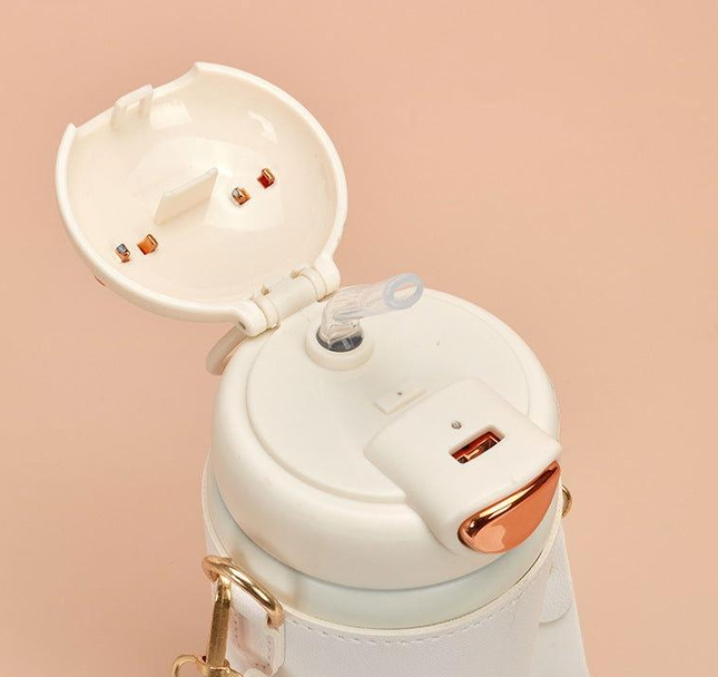 Kids Water Bottle Stainless Steel 400ML MIN-023-White