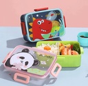 Kids Lunch Box Plastic with Spoon LBP-006-Astronaut