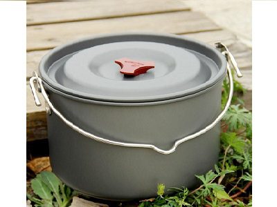 Aluminium camping pot