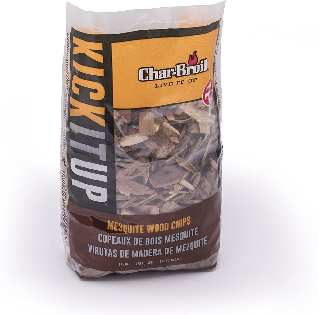 WOOD CHIPS, MESQUITE, PUR, 22 LB