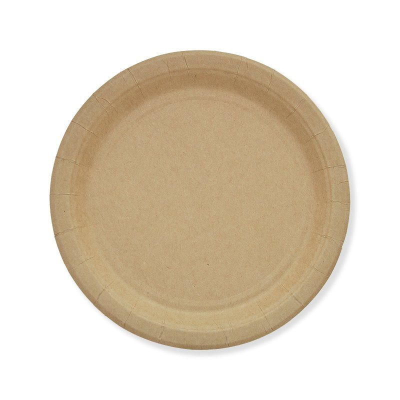 KRAFT PAPER PLATES 10PCS