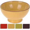BOWL, 350ML/11.84OZ, STONEWARE DIA 13CM H8CM, WEIGHT 336GRAM, 4 ASS COLORS, WITH INSERT COLOURLABEL WITH OUR DESIGN