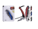 BOTTLE OPENER STAINLESS STEEL, MULTI PURPOSE 123MM, 3 ASSORTED COLOURS