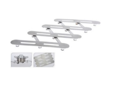 EXTENDABLE TRIVET, SS143X220X20MM