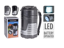 CAMPING LANTERN, ABS MATERIAL, 2 FUNCTIONS 16SMD AND 1 SM