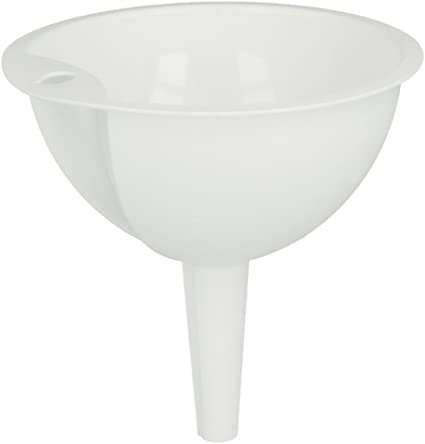 Plastic funnel, 10cm