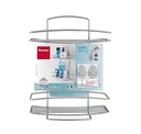 2-tier rectangular Onda shelf