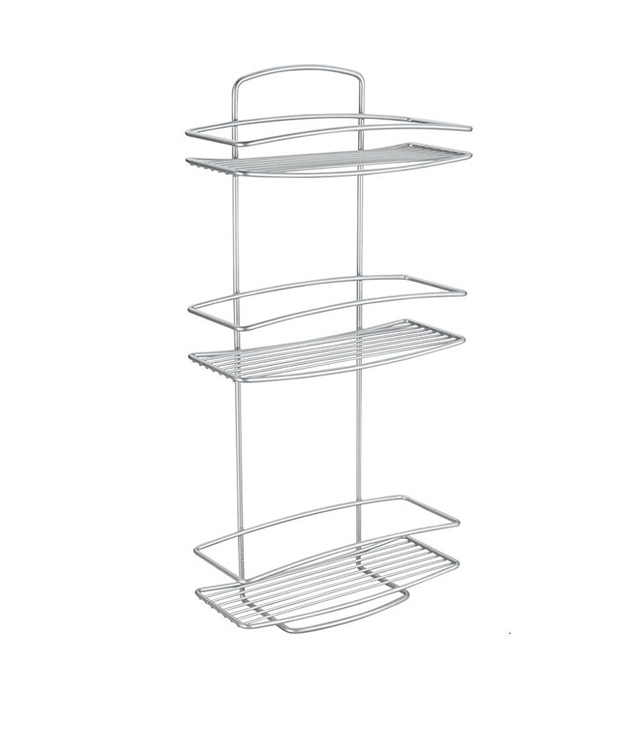 3-tier rectanguler shelf 'Onda'