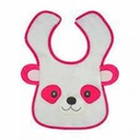Animal Print Bibs - pinkbear