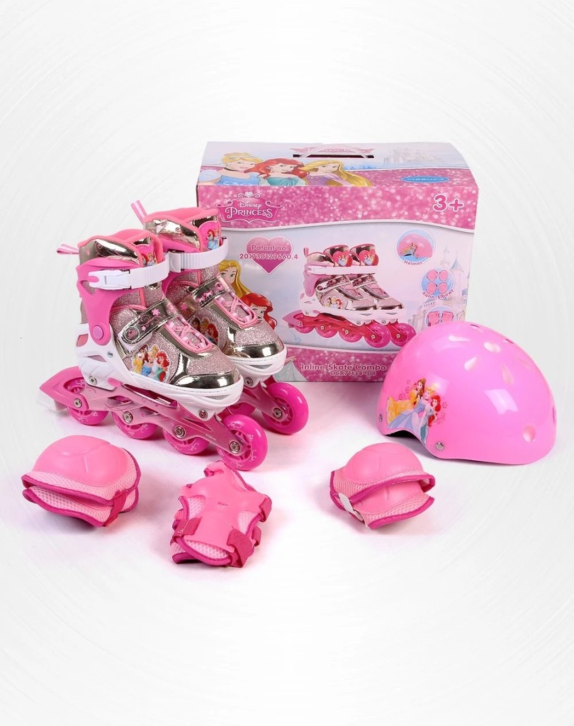 Inline Skate Combo set  with LED light DCB71134-D8 PRINCESS