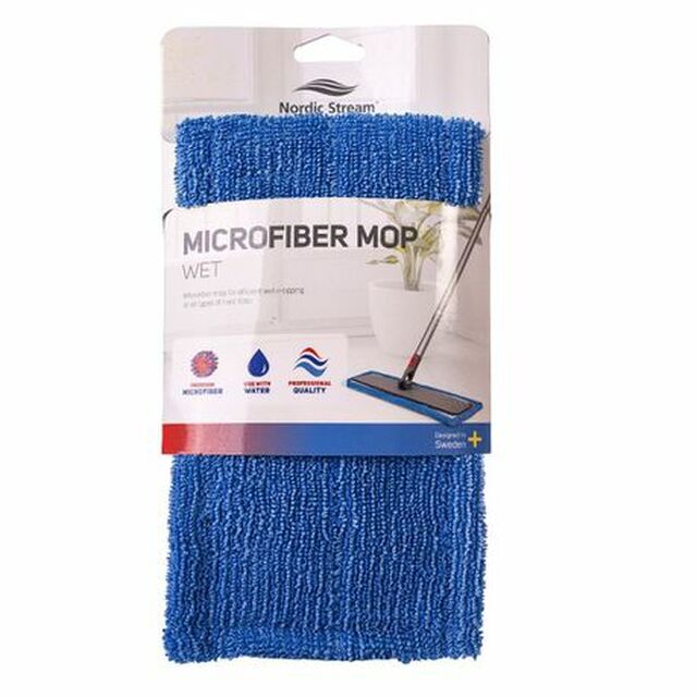 Microfiber mop, wet pocket version