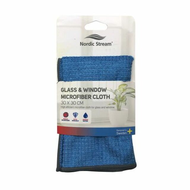 Glass & Window microfiber cloth, 30X30cm