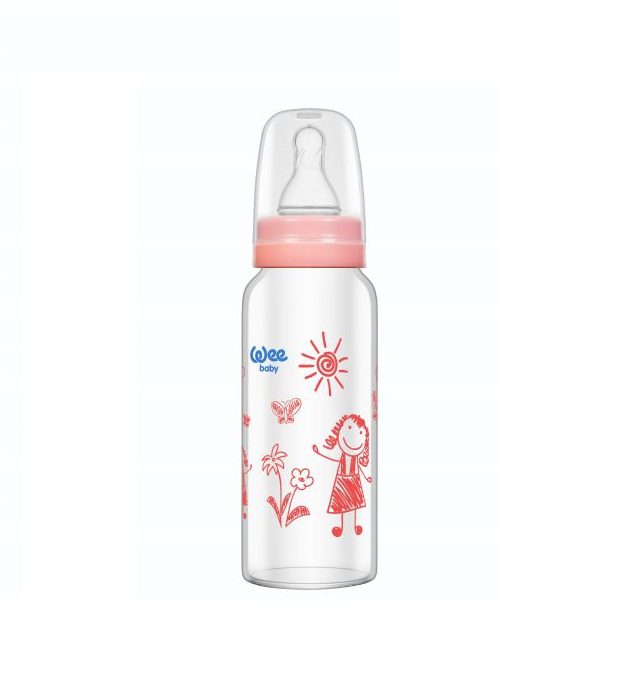 Heat Resistant Glass Feeding Bottle 180ml No. 1 - 771