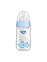 Heat Resistant Patterned Classical + Wide Neck Glass Fedding Bottle 180 ml No:1 - 140