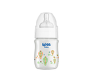 Heat Resistant Patterned Classical + Wide Neck Glass Feeding Bottle 120 ml No:1 - 139