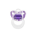 WeeBaby Transparent Patterned orthodontical Soother No-2 : Code 837