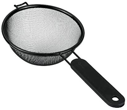 Non-stick plastic strainer with handle, 10cm
