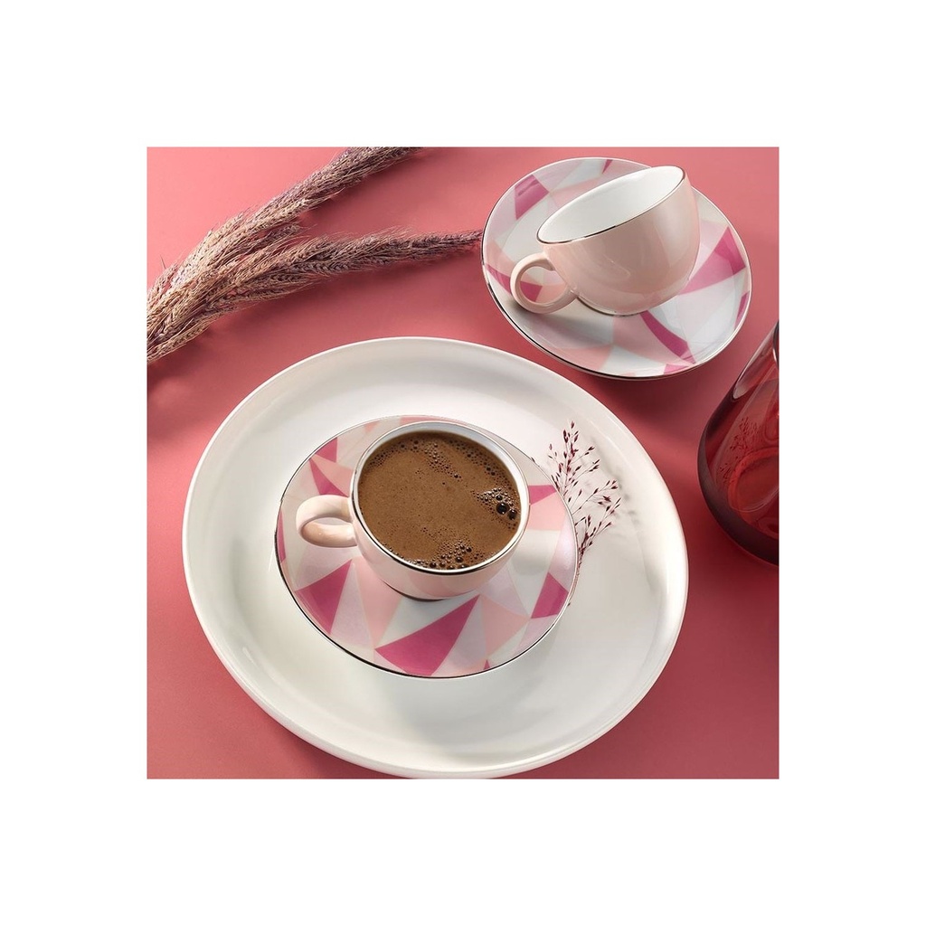 Kutahya Porselen Coffee Cup and saucer, set of 2