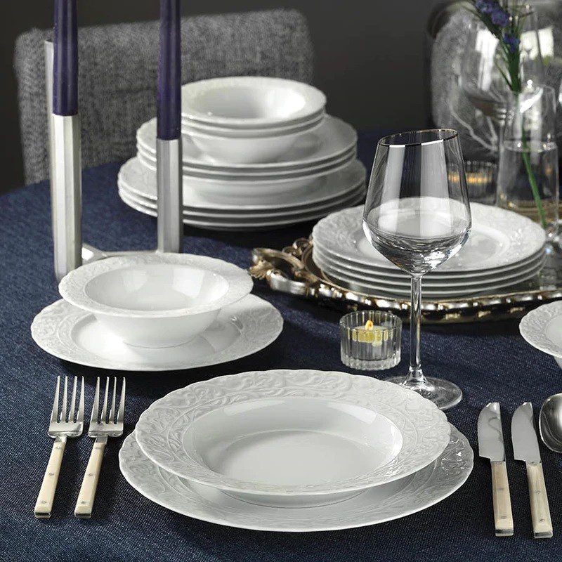 Kutahya Porselen 'Acelya' Dinner Set 24 Pcs 