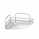 Brass 'Onda' 1-Tier  Corner Side Rack