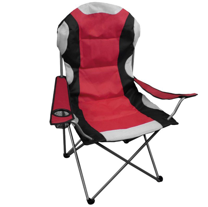 CAMP MASTER FOLDING CHAIR RED COLOR