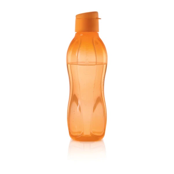 Tupperware Eco Bottle 750ml Orange Plastic -EBP941