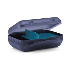 Tupperware Everyday Lunch Box Dark Blue Plastic - ELB931