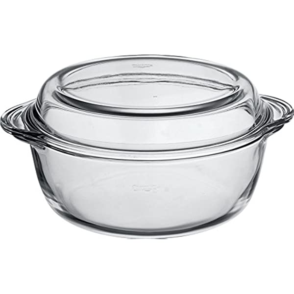 BORCAM ROUND CASSEROLE W/COVER GB.OB. (1x4)