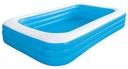 Giant Rectangular Pool 305cm*183cm*56cm Water Capacity: 1090 liters (at 80% full)