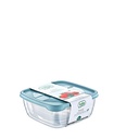 3 PCS SQUARE TREND STORAGE BOX (0.9+1.5+2.5 LT)