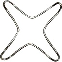 GAS STOVE RING REDUCER, CHROME PLAl