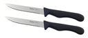 SET 2 "BASIC" STEAK KNIVES 21CM