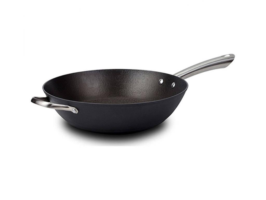 Cast iron nonstick saucepan "Atlas" with lid and stainless steel handle 16cm