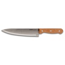Stainless steel Chef knife "Terrestrial" with wooden handle 33cm