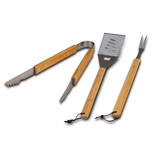Stainless steel grilling tools "BBQ Guru" 3pcs set