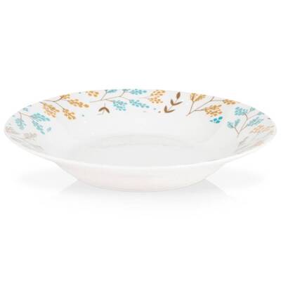 Porcelain plate for soup "Lydia" 23cm