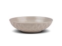 Stoneware plate for soup "Soho classic" grey 20.5cm