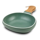 Porcelain plate "Terrestrial" with bamboo handle 31.5cm