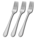 Stainless steel dinner fork "Siren" set of 3pcs.